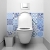Ambiance-Live 24 Aufkleber Fliesen | Sticker Selbstklebend Fliesen – Mosaik Fliesen Wandtattoo Badezimmer und Küche | Fliesen Kleber – AZULEJOS – 10 x 10 cm – 24-teilig - 2