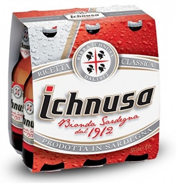 Birra Ichnusa -klein- (05 Flaschen à 0,33 Lt) -Bier aus Italien (Sardinien) 8,50 EUR - 3