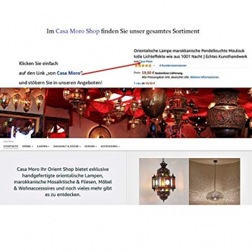 Casa Moro Marokkanische Fliesen Risha Patchwork 45x45 cm 1m² mit Arabesque Form Betonoptik | Orientalische Keramikfliesen für Boden & Wand | FL2130 - 4