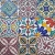 Casa Moro Orientalische Fliesen Bunt Mix 10x10 cm 9er Packung handbemalte marokkanische Fliesen Patchwork Kunsthandwerk aus Marokko Wandfliesen für schöne Küche Dusche Badezimmer | HBF8410 - 1