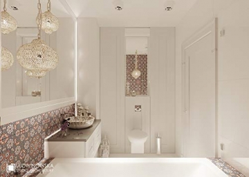 Cerames Marokkanische Wandfliesen Keramikfliese orientalisch Bandar | 25 x 50 cm 1m² | Mosaik-Muster, maurische Fliese | Schöne Dekoration im Bad & Küchenrückwand - 8