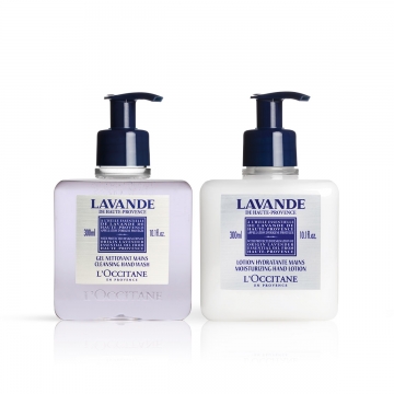 Duo Lavendel Handwaschgel und feuchtigkeitsspendende Lotion für die Hände - L'Occitane en Provence