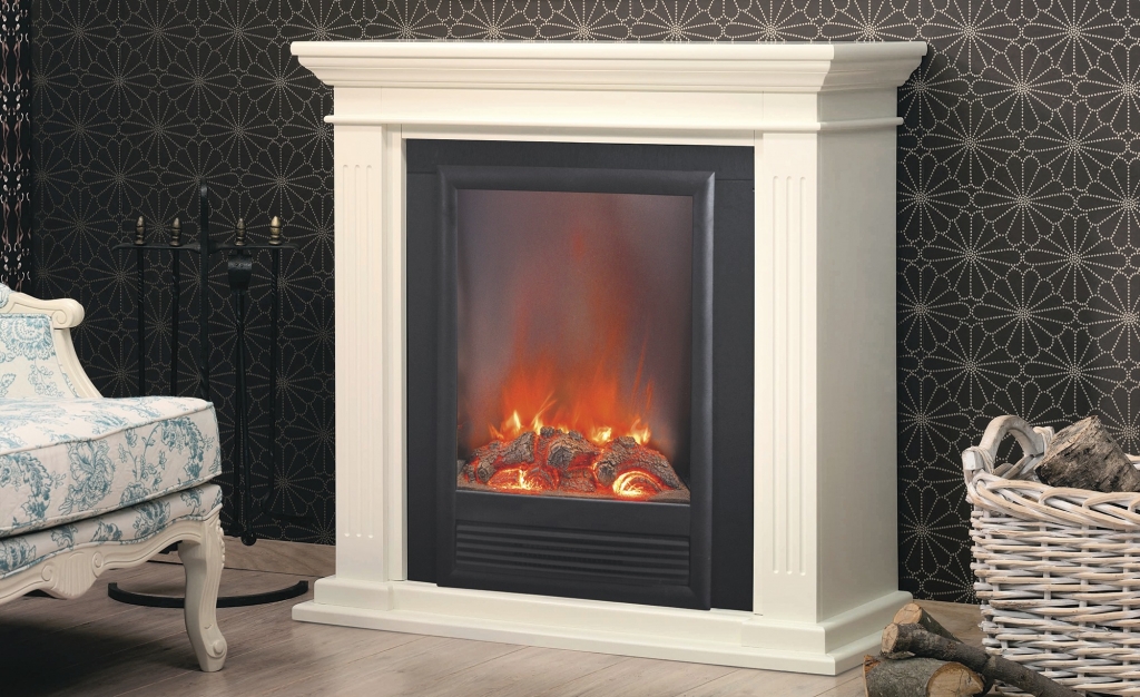 Elektrischer Kamin Rahden ¦ weiß ¦ Maße (cm): B: 98 H: 95 T: 37 Kamine ...