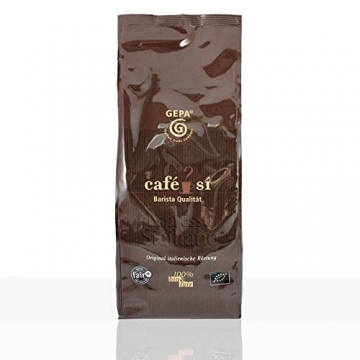Gepa Cafe Si Espresso Siciliano - 1kg ganze Kaffee-Bohne - 1