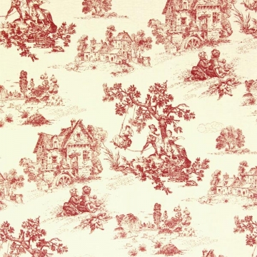 Jacquard Orleans 2 – karminrot