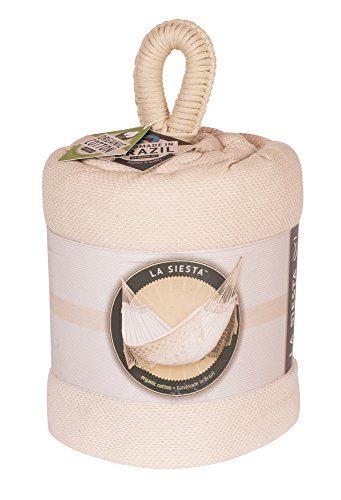 LA SIESTA Bossanova Champagne - Klassische Hängematte Kingsize aus Bio-Baumwolle - 3
