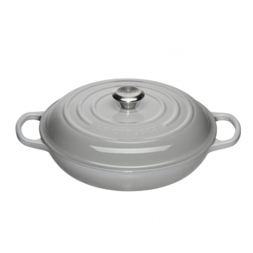Le Creuset Gourmet-Profitopf Signature 30 Cm Perlgrau