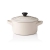 Le Creuset Mini-Cocotte/ Bräter, Rund, 200 ml, 10 x 5 cm, Steinzeug, Creme - 1