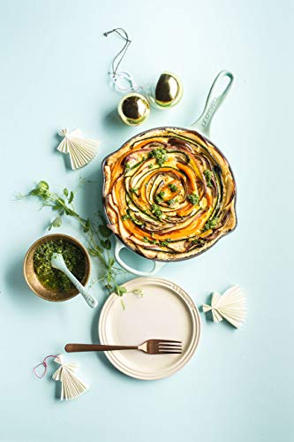 Le Creuset Signature Gusseisen Brat- und Servierpfanne, Rund, Ø 23 cm, Für alle Herdarten inkl. Induktion geeignet, Creme - 3