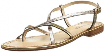 Les Tropéziennes par M. Belarbi Damen Monaco Sandalen, Gold (Or/Serpent), 36 EU - 1