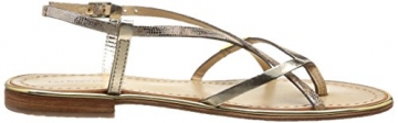 Les Tropéziennes par M. Belarbi Damen Monaco Sandalen, Gold (Or/Serpent), 36 EU - 5