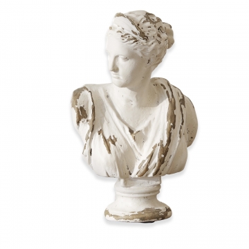 LOBERON Büste Joelle, antikweiß (19 x 31 x 50cm)