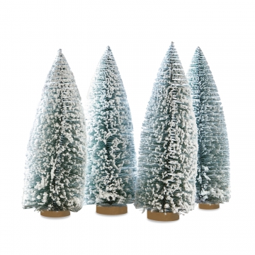 LOBERON Deko-Baum 4er Set Landscape, grün (41cm)