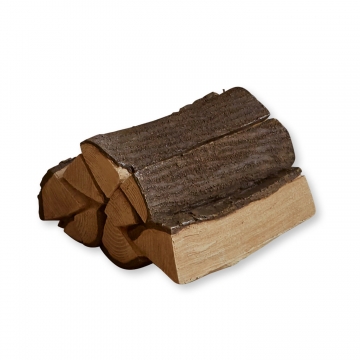 LOBERON Deko-Holzscheite Royan, braun (30.5 x 26.5 x 14cm)