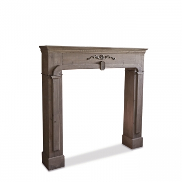 LOBERON Kaminkonsole Vaine, antikbraun (17 x 104 x 99cm)