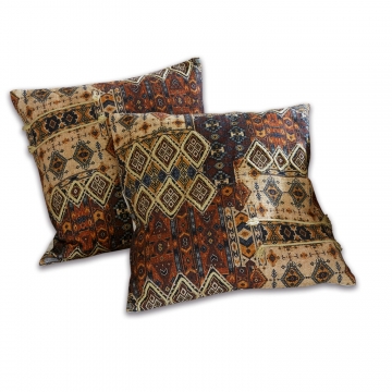 LOBERON Kissenhülle 2er Set Bartica, bunt (50 x 50cm)