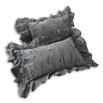 LOBERON Kissenhülle 2er Set Tengrela, grau