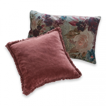 LOBERON Kissenhülle 2er Set Villiers, rot/bunt