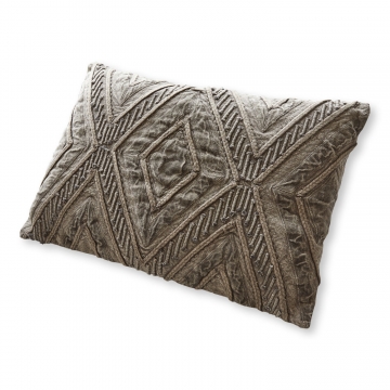 LOBERON Kissenhülle Sirmias, braun (60 x 40cm)