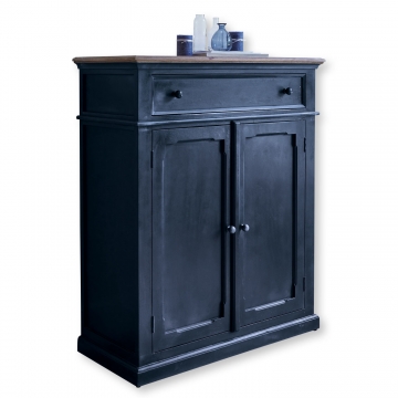 LOBERON Kommode Cecilton, blau (45 x 100 x 120cm)