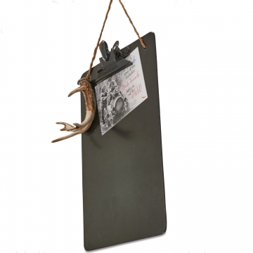 LOBERON Memoboard Cali, schwarz (4 x 25 x 35cm)