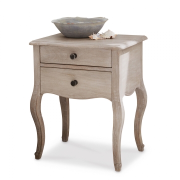 LOBERON Nachttisch Egri, braun (39 x 50 x 61cm)