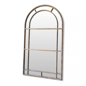 LOBERON Spiegel Morbihan, antikbraun/klar (2.6 x 80 x 140cm)