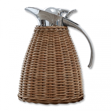 LOBERON Thermoskanne Senta, braun/silber (22.5cm)