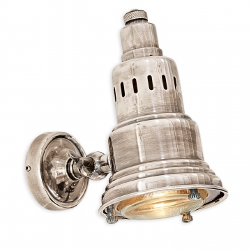 LOBERON Wandlampe Tilo, antiksilber (18 x 11 x 19cm)