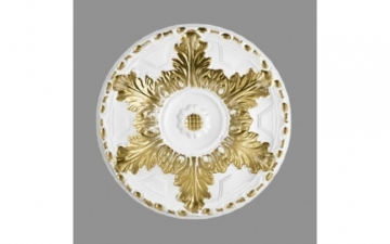 Stuckrosette "R2" GOLD | Ø 40 cm