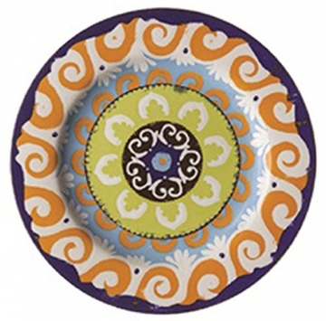 Rose & Tulipani Set mit 6 Salattellern, mediterranes Design - 2