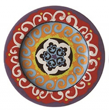 Rose & Tulipani Set mit 6 Salattellern, mediterranes Design - 3