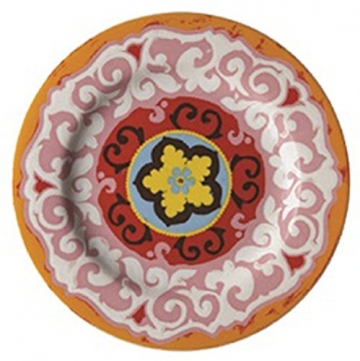 Rose & Tulipani Set mit 6 Salattellern, mediterranes Design - 6