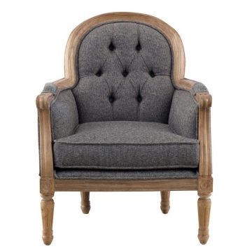 Sessel Bernard grau, 67 × 73 × 88 cm