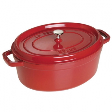 Staub Gusseisen Bräter Cocotte "New Classic" 33 cm Kirschrot